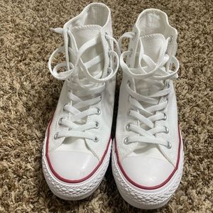 White High Top Converse